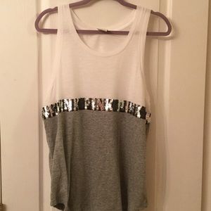 WHITE & GRAY PINK TANK FINAL PRICE