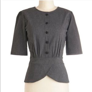 Modcloth grey top