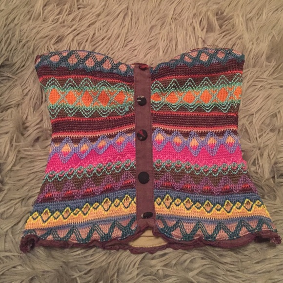 Fitted bandeau top