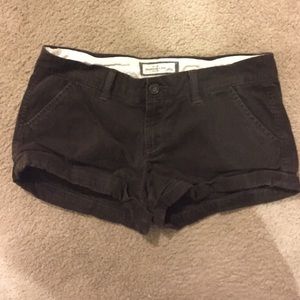 *sold on merc* A&F brown shorts