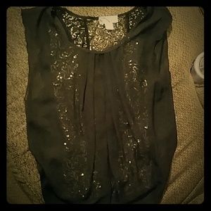 Imaginary voyage sequin top