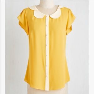Yellow Modcloth Blouse
