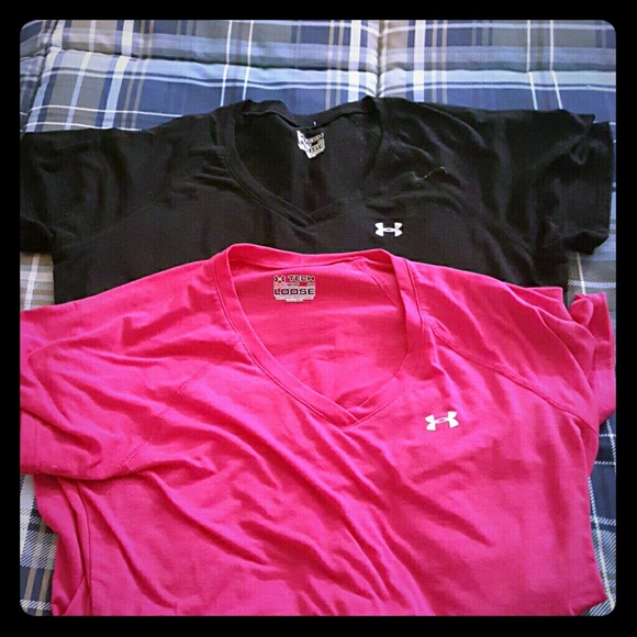 Two under armour shirts