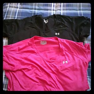 Two under armour shirts
