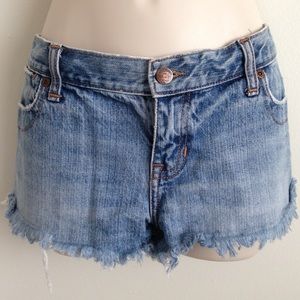Abercrombie & Fitch Distressed Jean Shorts