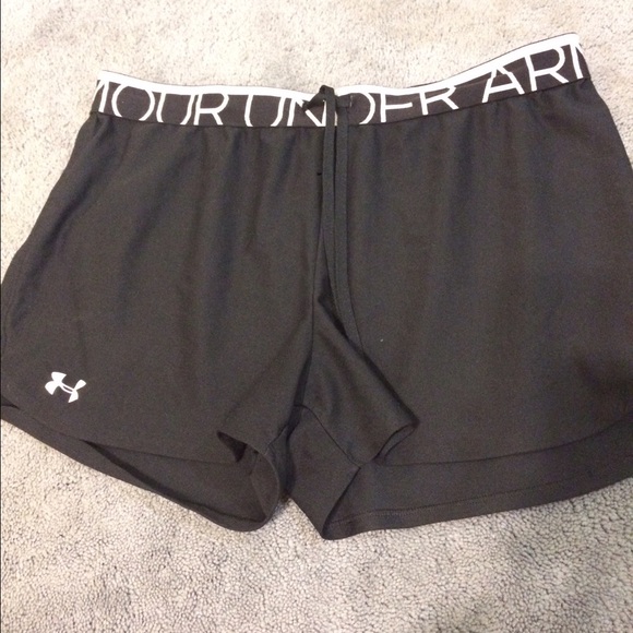 Black under armor shorts