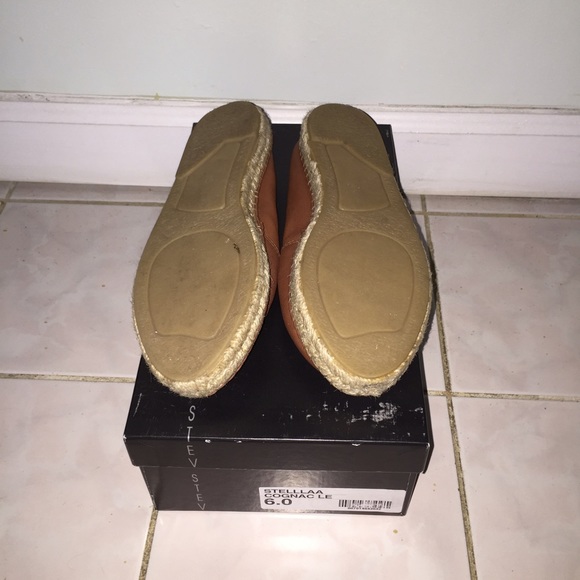 Steve Madden Cognac Espadrille Flats - Picture 2 of 4