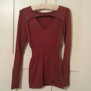 Rusty brown lightweight sweater