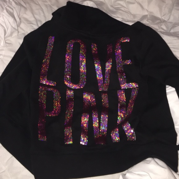 Limited addition VS pink sparkly hoodie