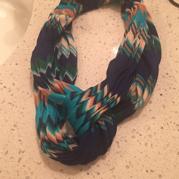 Missoni Headband (Purple Blue White)