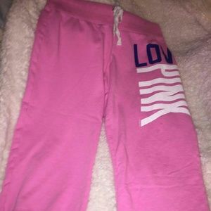 Pink capris, like new