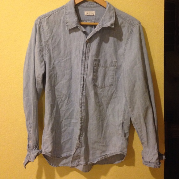 Denim button up