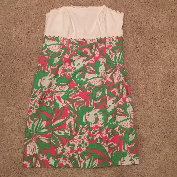 Lilly Pulitzer Size 4 Strapless dress