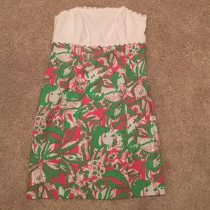 Lilly Pulitzer Size 4 Strapless dress