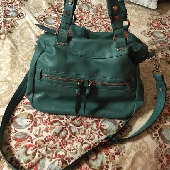 Teal purse