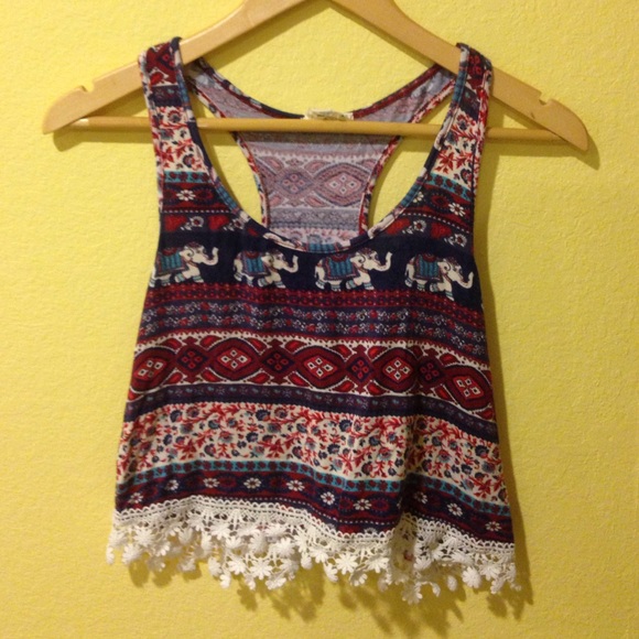 Bohemian crop top