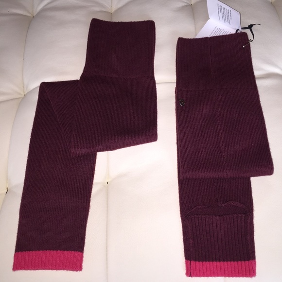 Lululemon wool maroon leg warmers new - Picture 3 of 4