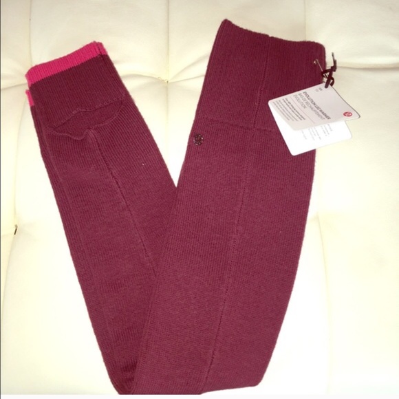 Lululemon wool maroon leg warmers new - Picture 2 of 4