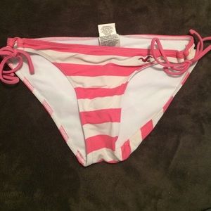 Hollister striped bikini bottom