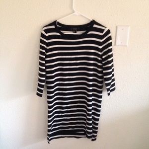 Black and White Striped T Shirt Dress (NEVER WORN)