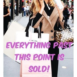 ✨SOLD PAST THIS POINT✨