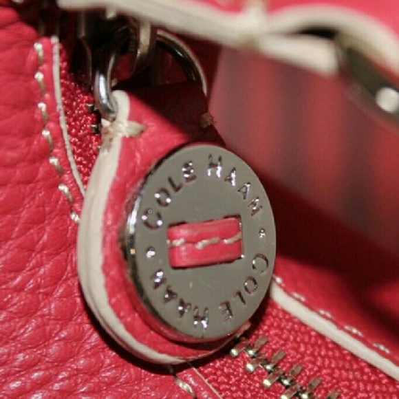 COLE HAAN: Chic Red Petit Leather Bag - NWOT - Picture 4 of 4