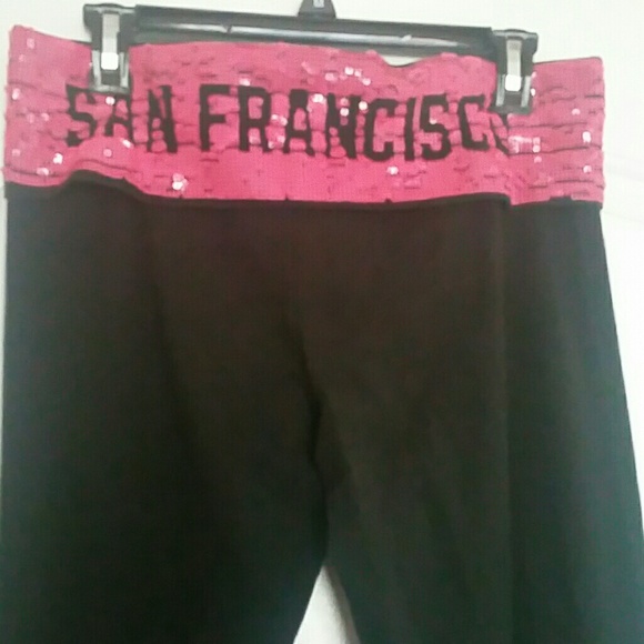 Pink yoga victories securet pants