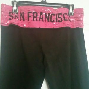 Pink yoga victories securet pants