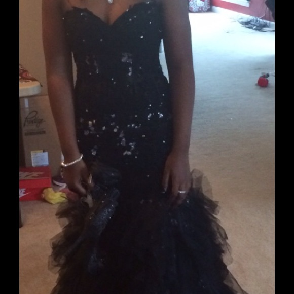 Jovani black prom dress