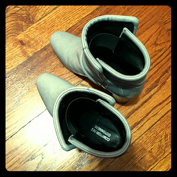 Comptoir Des Cotonniers Silver/Grey Booties