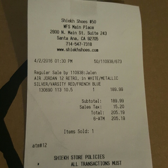 **SOLD**French blue Jordan 12's - Picture 3 of 4