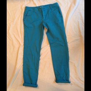 Bright Blue Capris/Pants