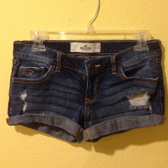 Hollister jean shorts