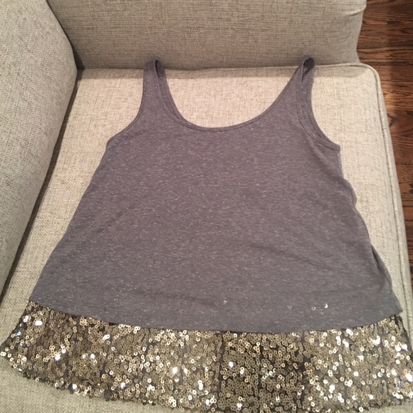 Sequin tank top