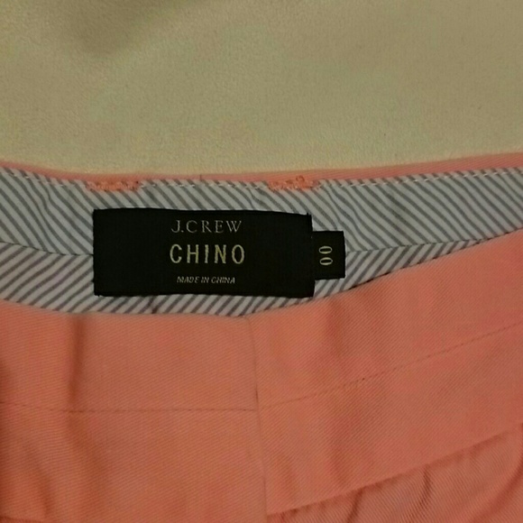 J. CREW Neon Pink Chino Shorts - Picture 3 of 4