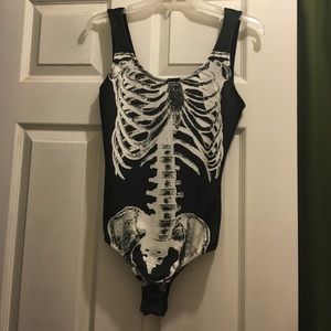 Black Skeleton bodysuit