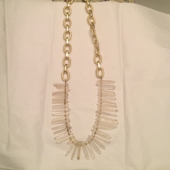 Gold & Crystal Statement necklace