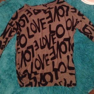 Rue21 love sweater