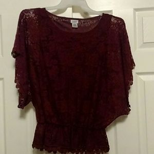 Maroon Top