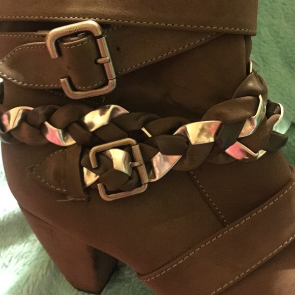 Gray Italian boots 9.5 / 10 euro 40 - Picture 3 of 4