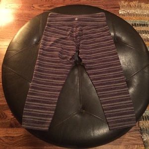 Amethyst stripe Lululemon pants