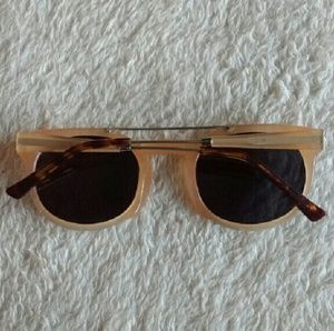 Wild Soul Accessories - Wild Soul Tan Round Aviator Sunglasses Wild Soul Accessories - Wild Soul Tan Round Aviator Sunglasses
