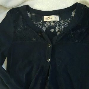 HCO lace back cardigan
