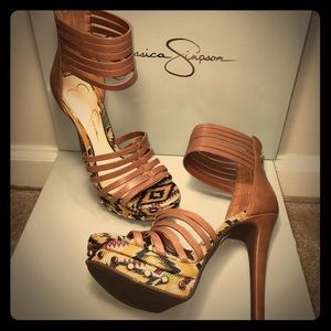 Jessica Simpson Patreena Strappy Platform Heels