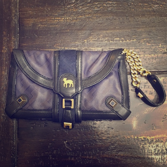 L.A.M.B. Handbags - LAMB clutch with wrist strap