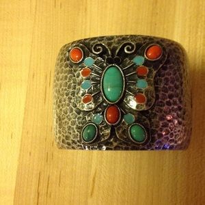 Rara Avis Hinged Bangle Bracelet by Iris Apfel