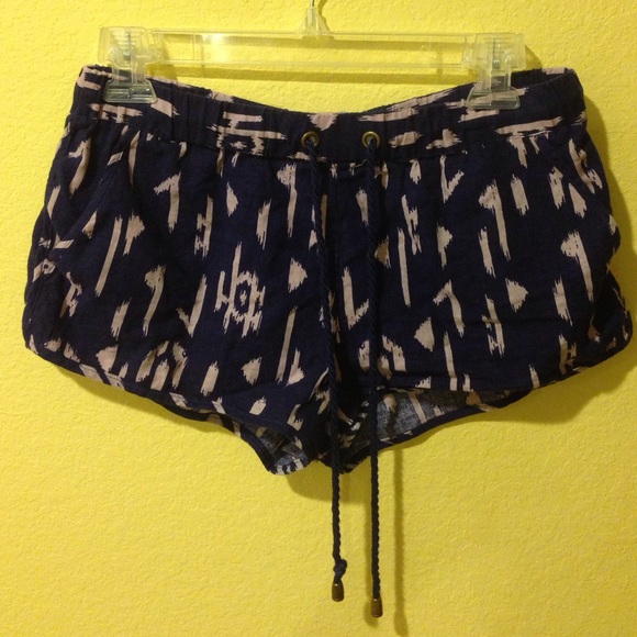 Blue cotton summer shorts