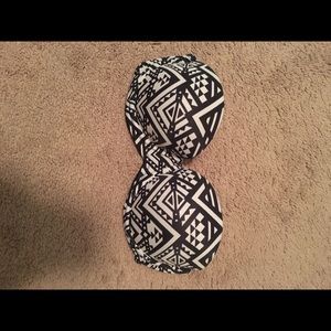 Victoria's Secret pink strapless bra