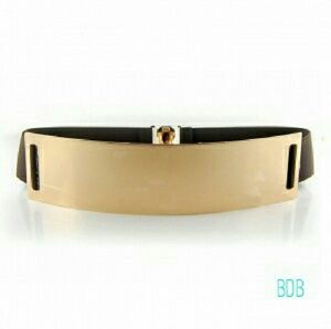 gold front waist belt