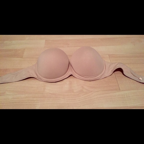 Strapless VS Pink Bra